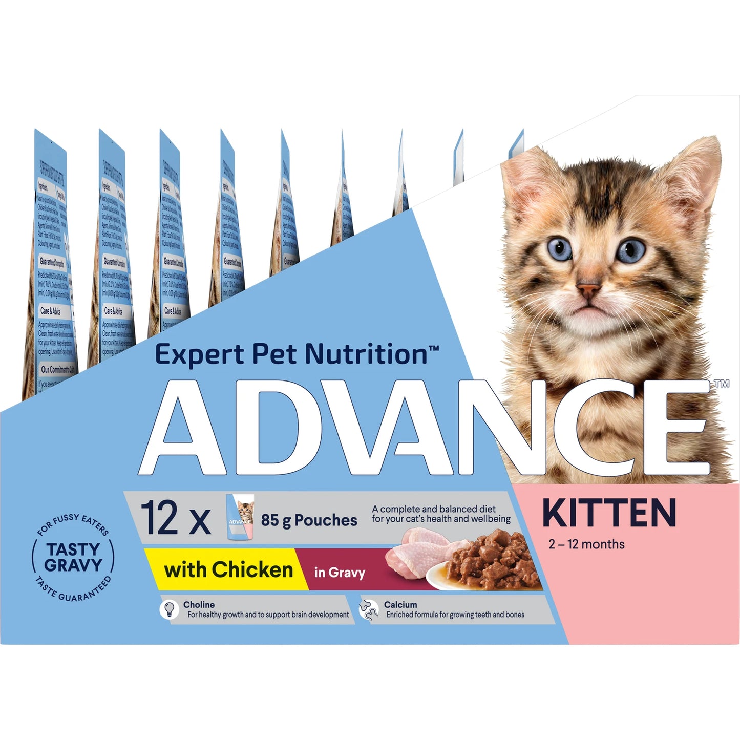 ADVANCE™ Kitten Chicken in Gravy Pouches