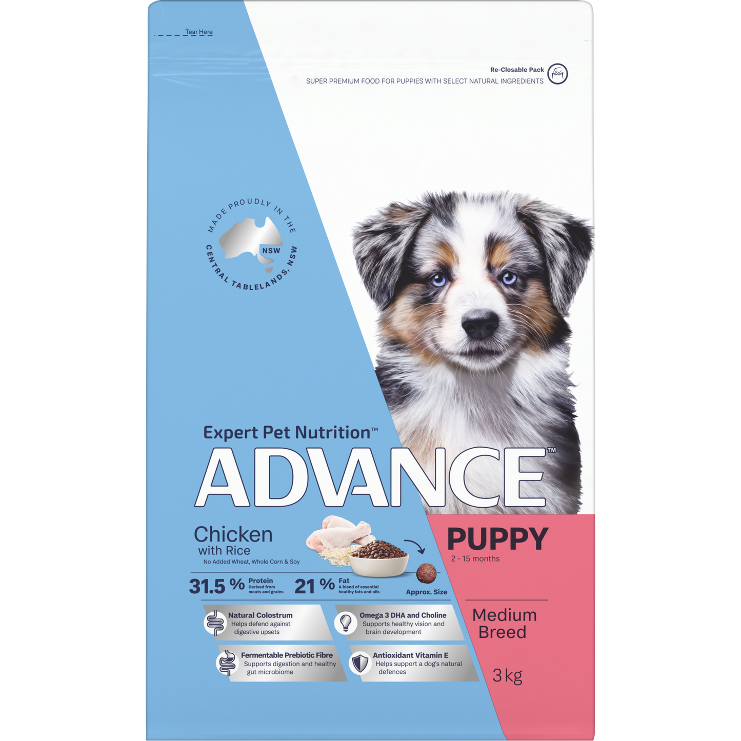 ADVANCE™ Puppy Medium Breed Chicken with Rice