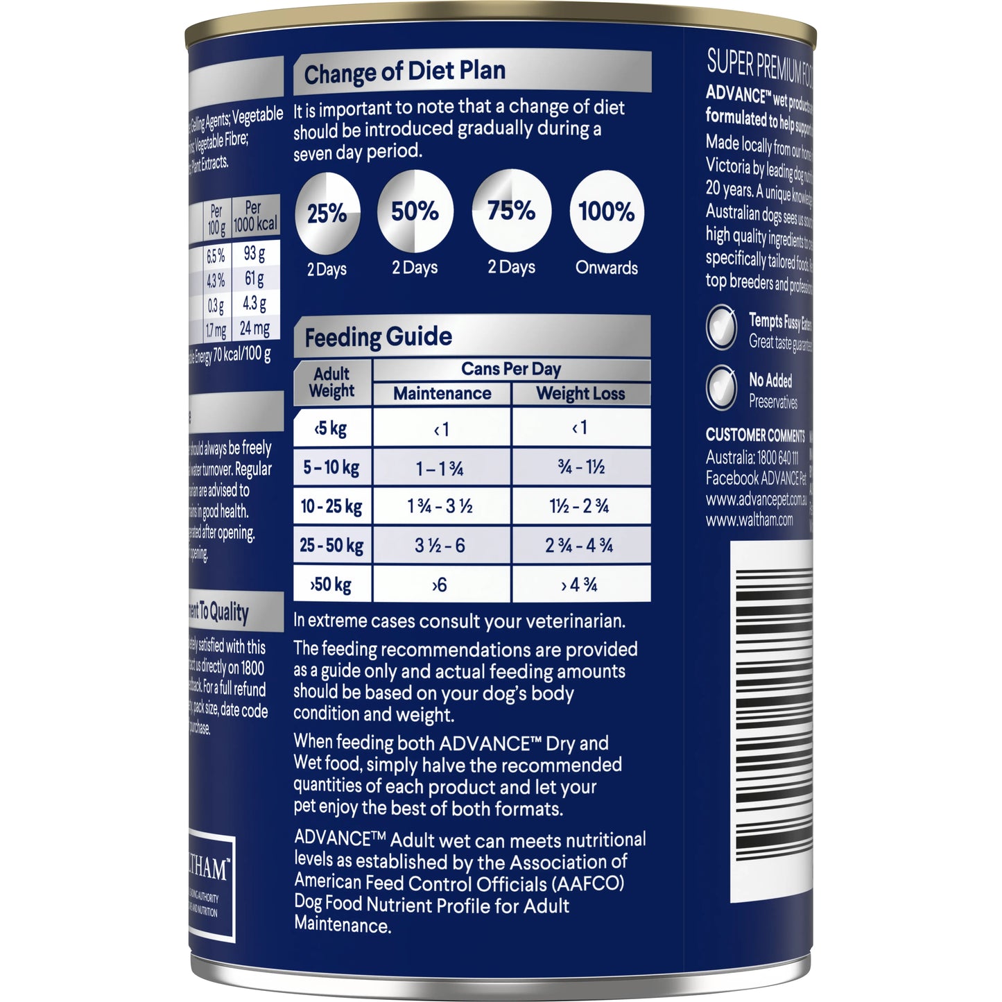 ADVANCE™ Healthy Weight Adult All Breed Chicken with Rice Cans