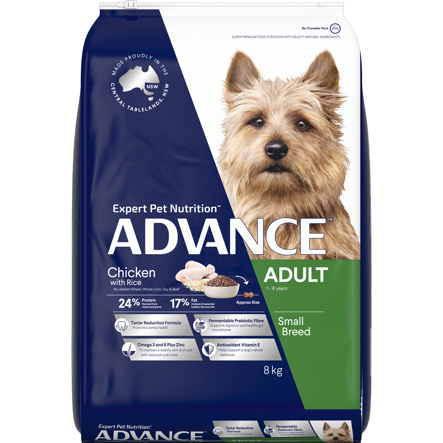 ADVANCE™ Adult Small Breed Chicken with Rice