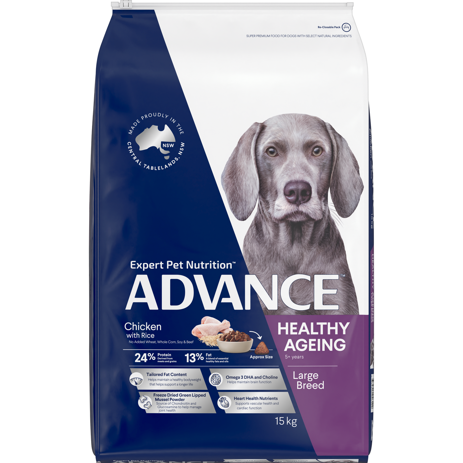 ADVANCE™ Healthy Ageing Large Breed Chicken with Rice