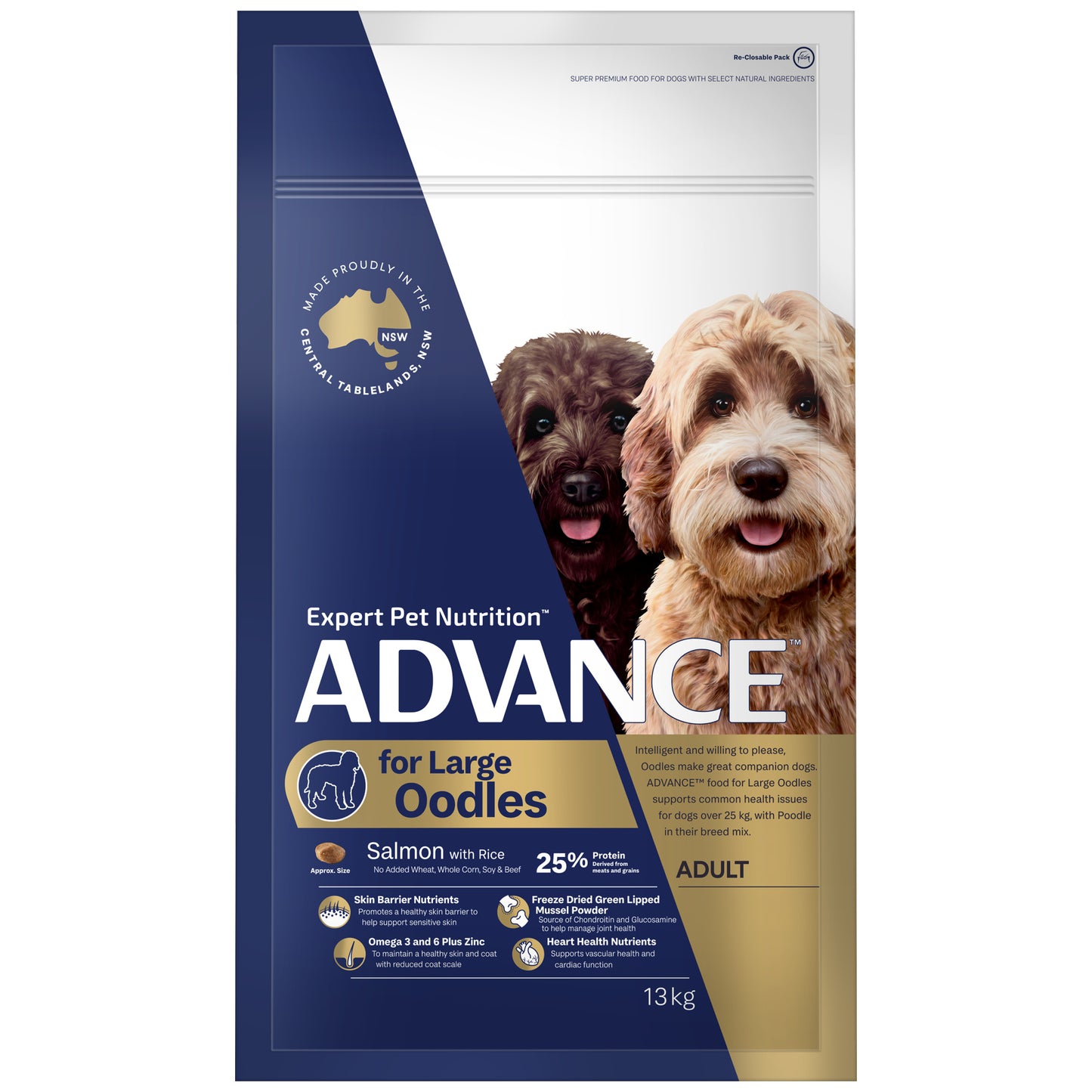ADVANCE™ Oodles Adult Large Breed Salmon with Rice