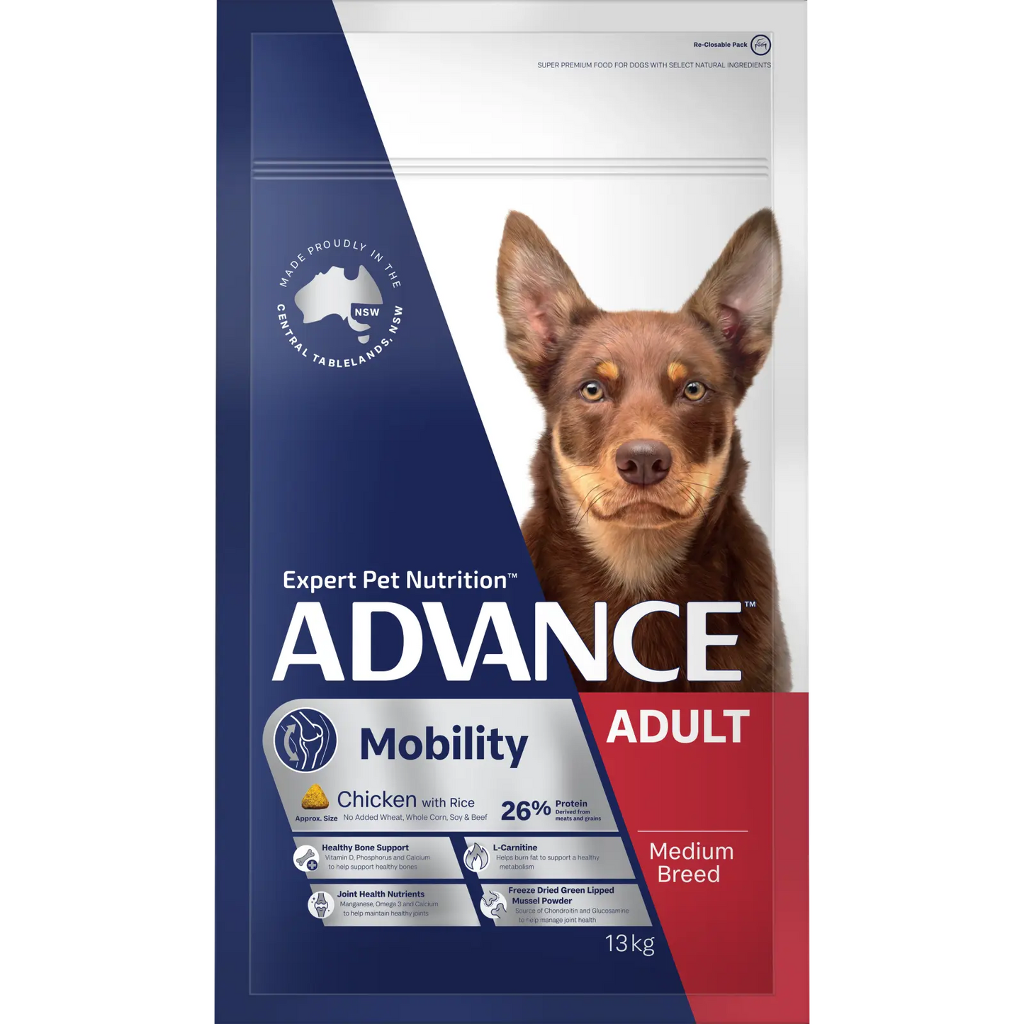 ADVANCE™ Mobility Adult Medium Breed Chicken with Rice