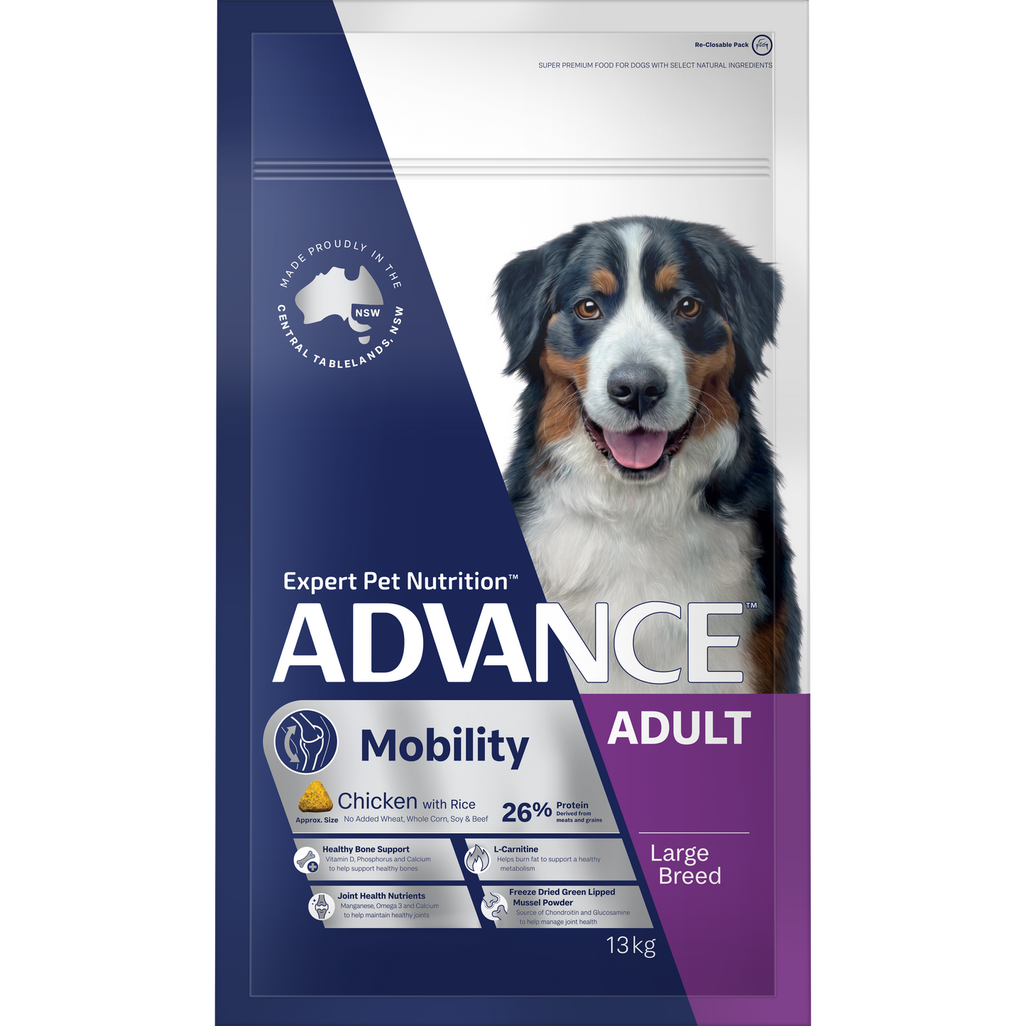 ADVANCE™ Mobility Adult Large Breed Chicken with Rice