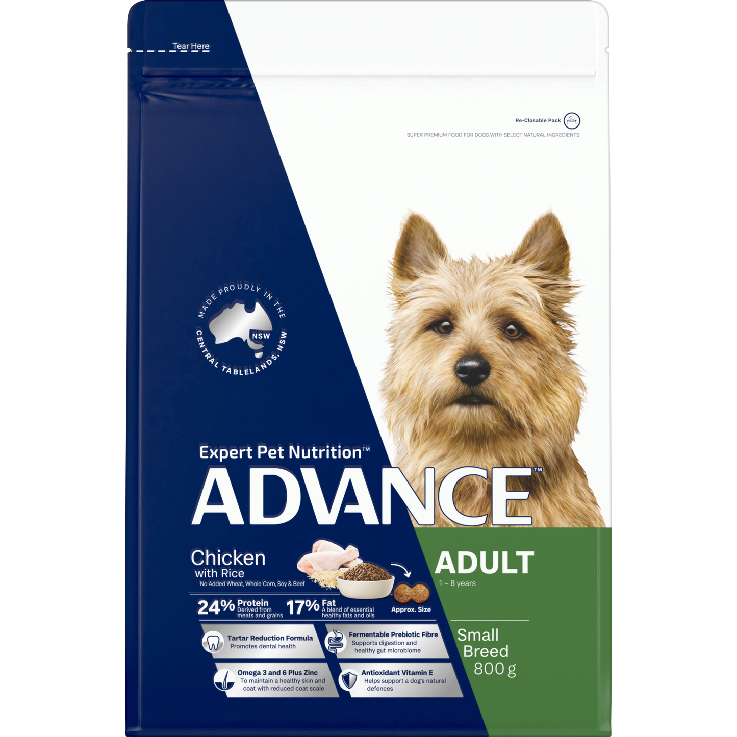 ADVANCE™ Adult Small Breed Chicken with Rice