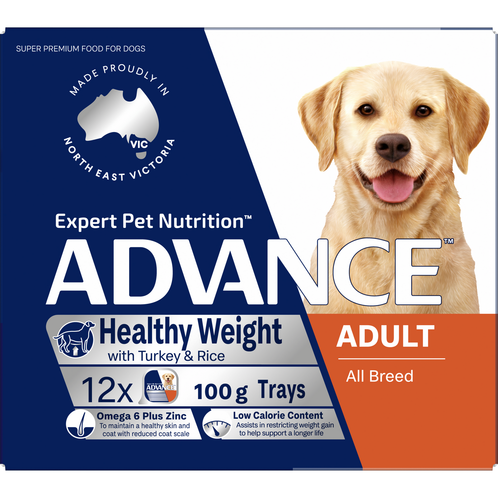 ADVANCE™ Healthy Weight Adult All Breed Turkey with Rice Trays
