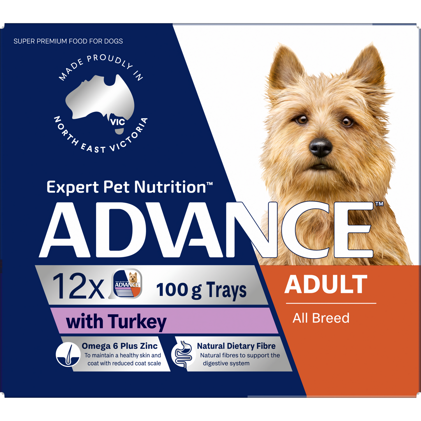 ADVANCE™ Adult All Breed Turkey Trays