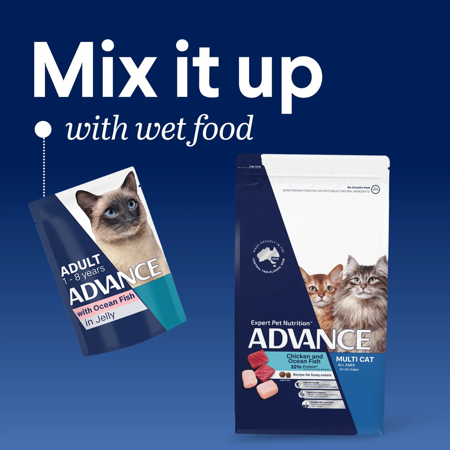 ADVANCE™ Multi Cat Chicken & Ocean Fish
