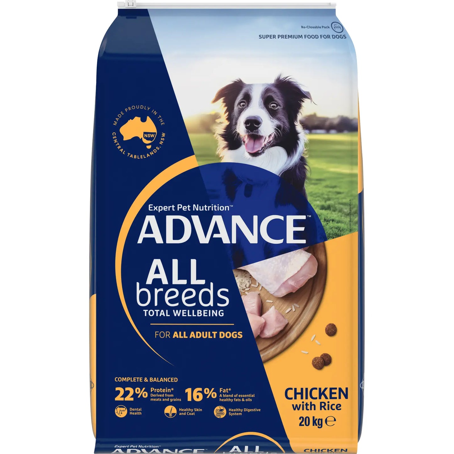 ADVANCE™ All Breeds Adult Dry Dog Food Chicken with Rice