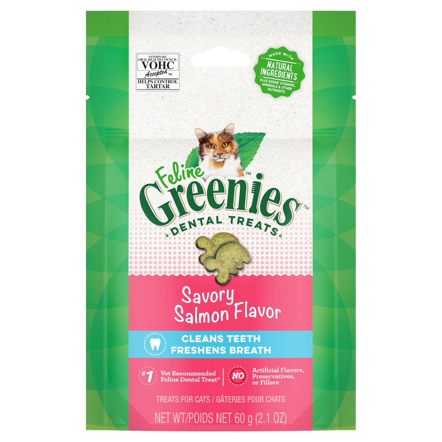 GREENIES Feline Dental Savoury Salmon Cat Treats