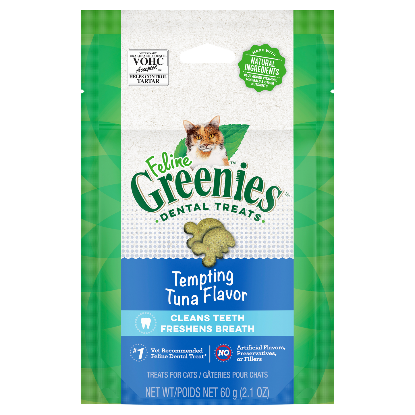 GREENIES Feline Dental Tempting Tuna Cat Treats