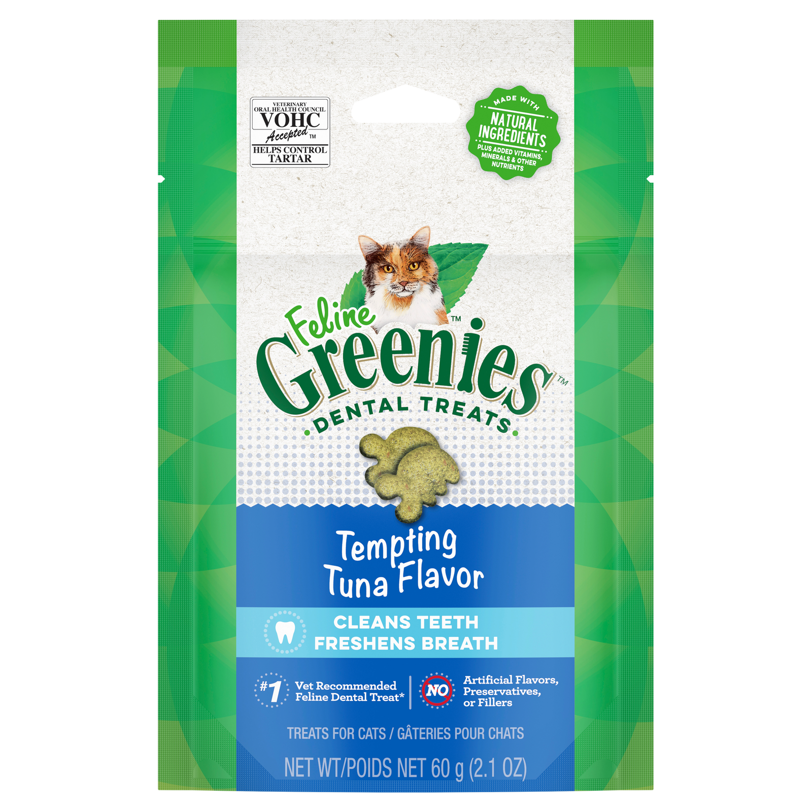 GREENIES Feline Dental Tempting Tuna Cat Treats