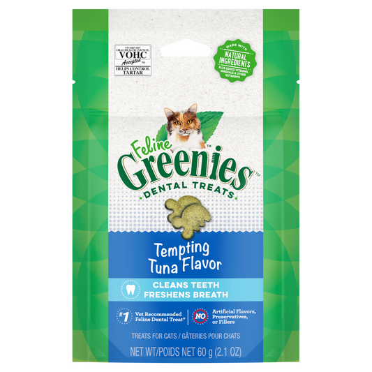 GREENIES Feline Dental Tempting Tuna Cat Treats