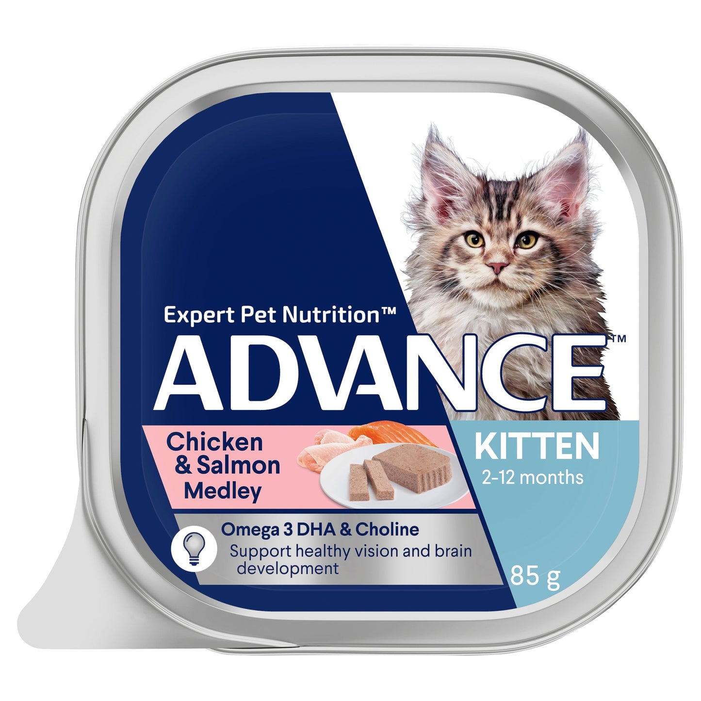 ADVANCE™ Kitten Chicken & Salmon Medley Trays