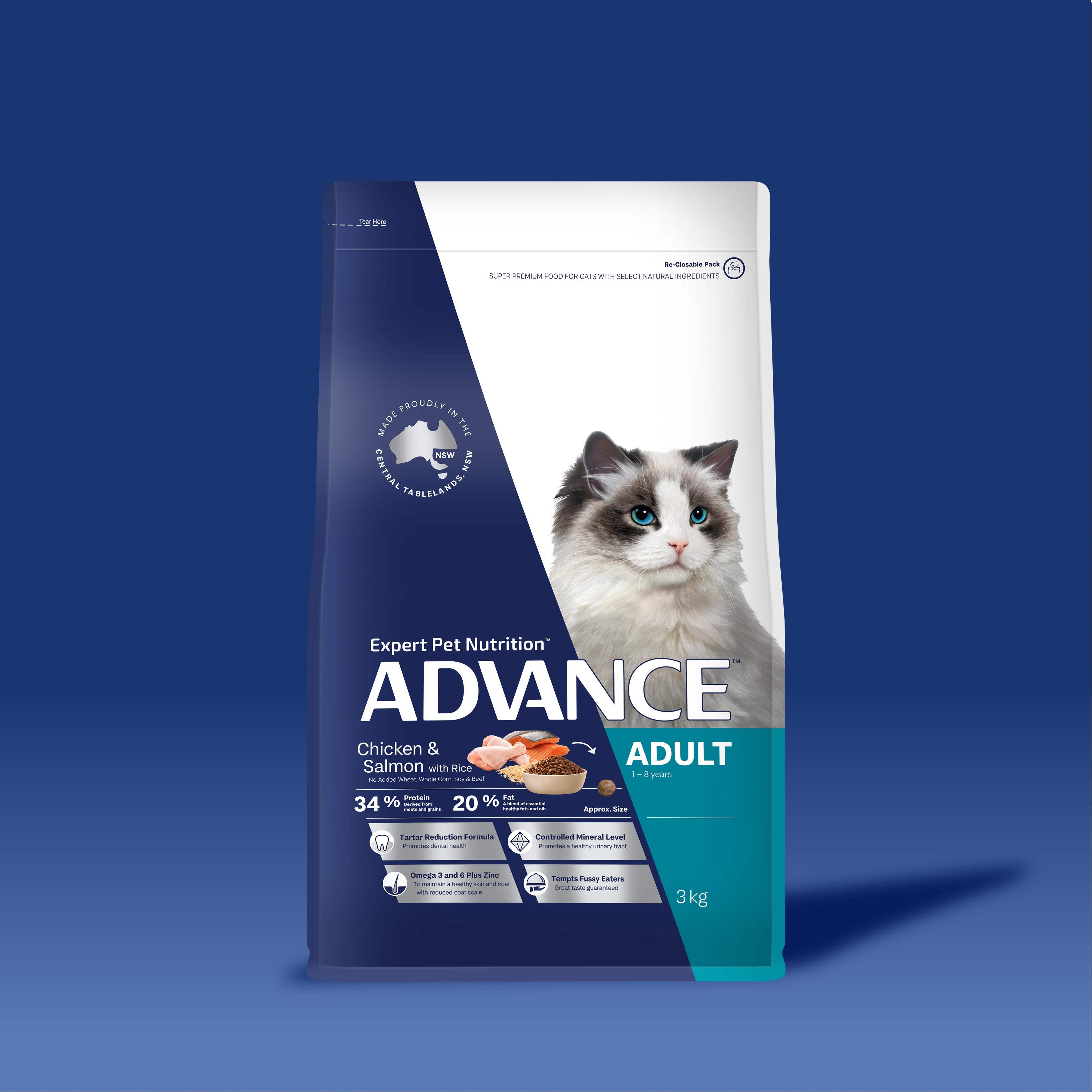 Advance total wellbeing cat outlet food
