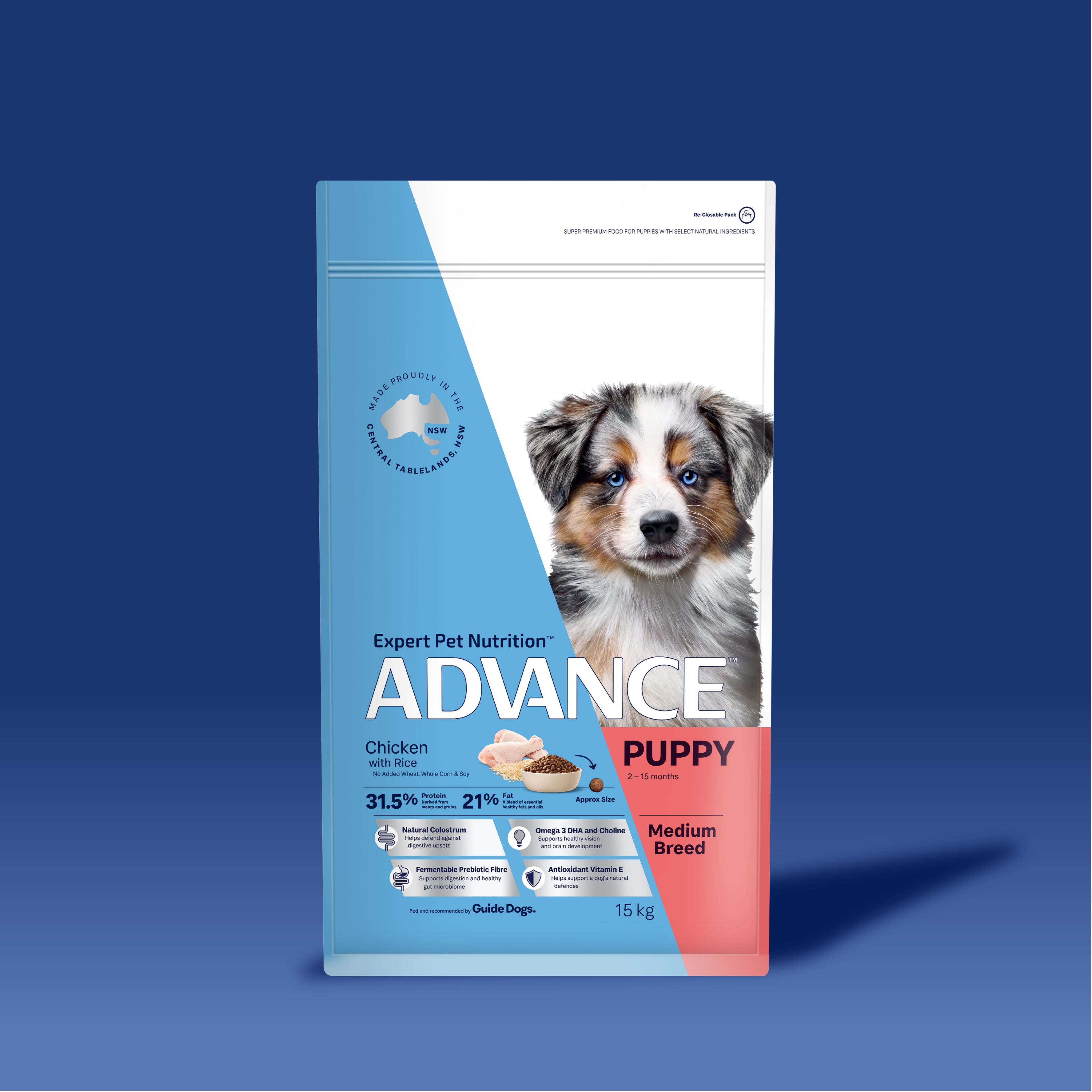 Advance puppy large breed clearance 20kg