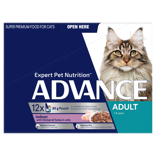 ADVANCE™ Indoor Adult Chicken & Turkey in Jelly Pouches