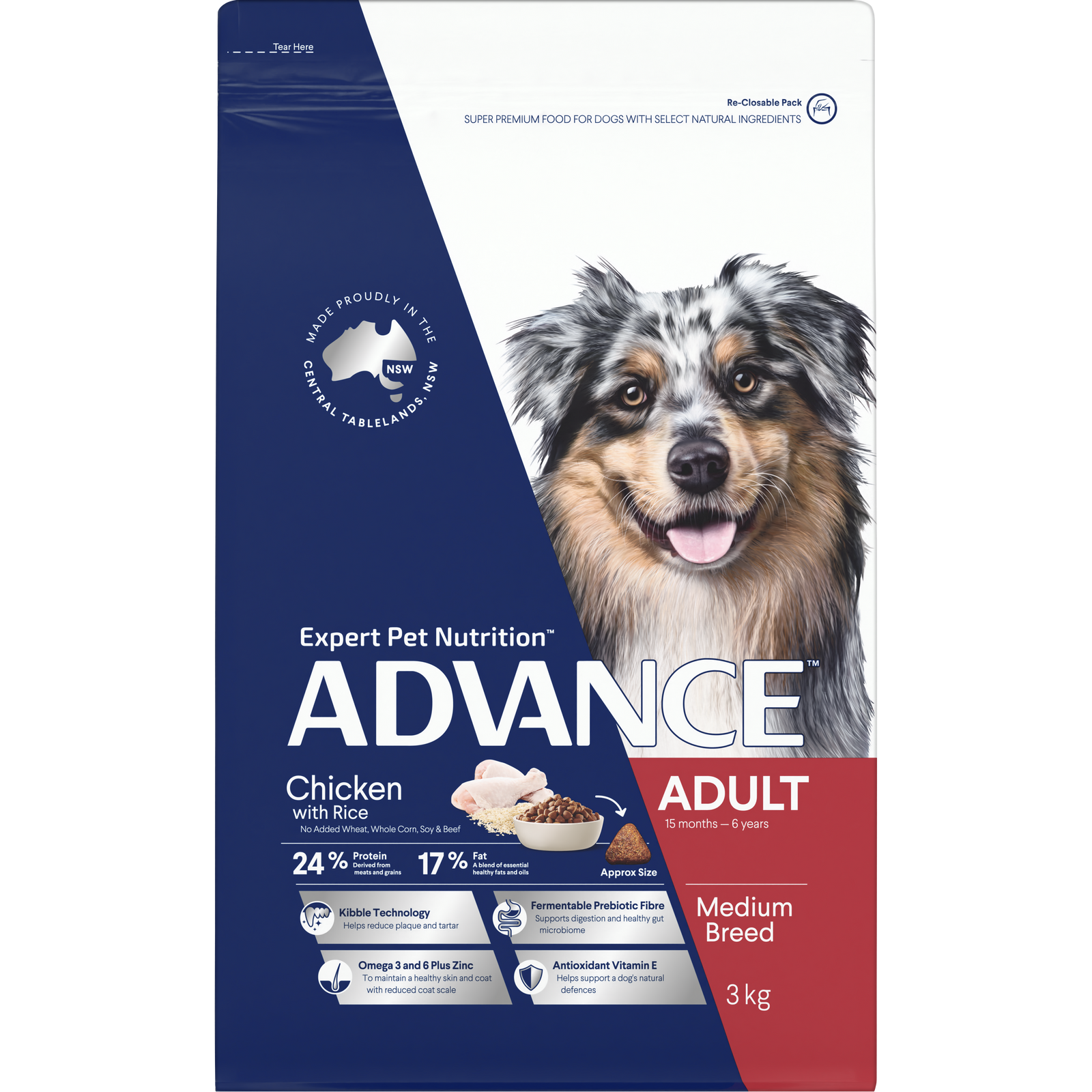 ADVANCE™ Adult Medium Breed Chicken with Rice