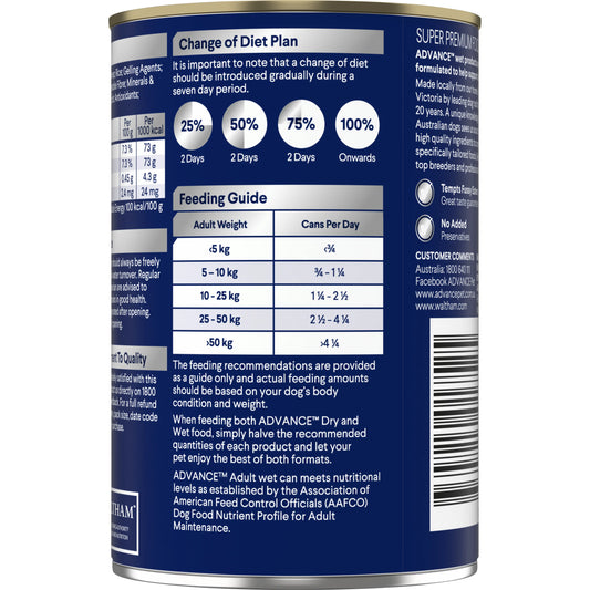 ADVANCE™ Adult All Breed Chicken and Turkey with Rice Cans