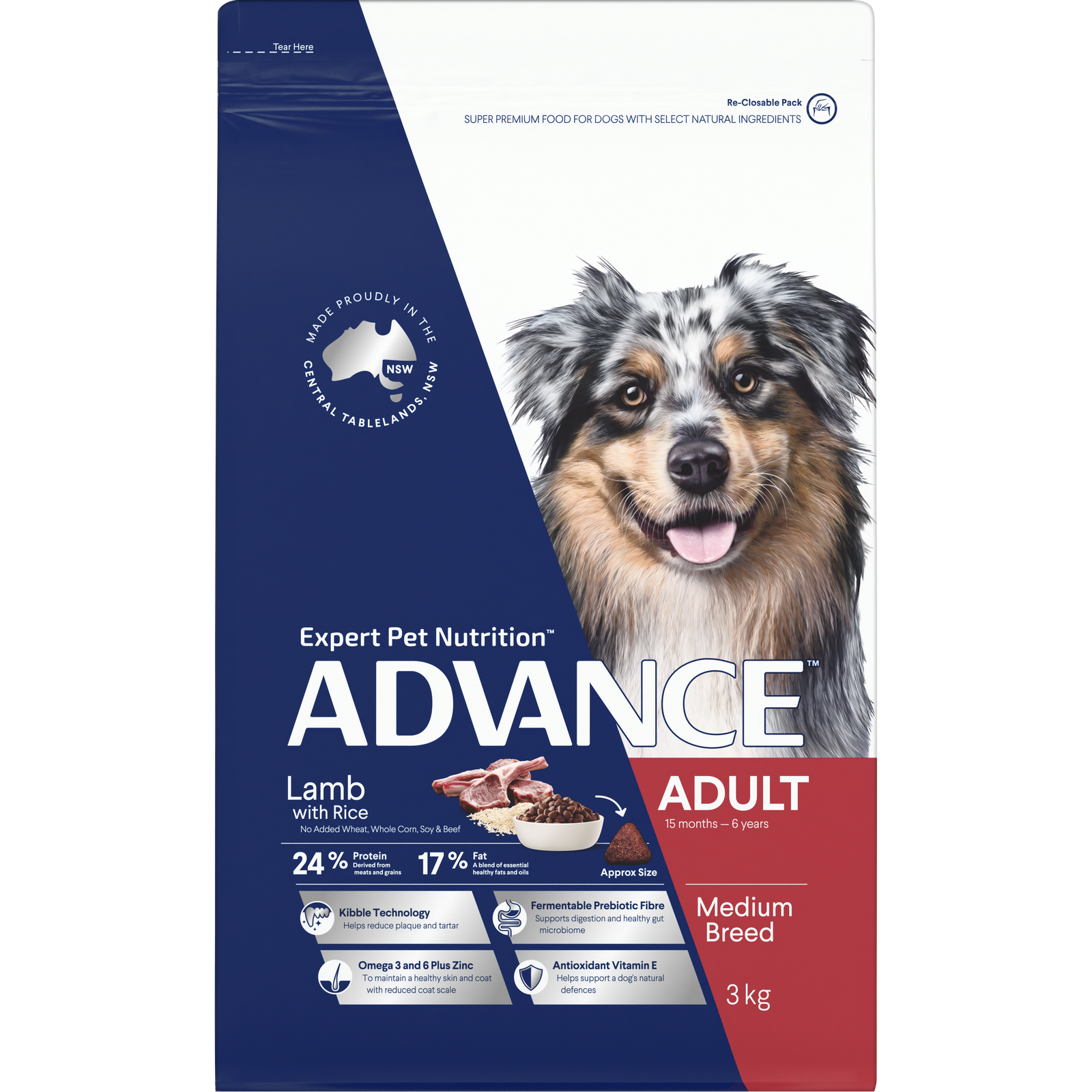 ADVANCE™ Adult Medium Breed Lamb with Rice