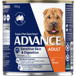 ADVANCE™ Sensitive Skin and Digestion Adult All Breed  Chicken with Rice Cans