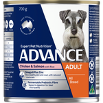 ADVANCE™ Adult all Breed Chicken and Salmon with Rice Cans