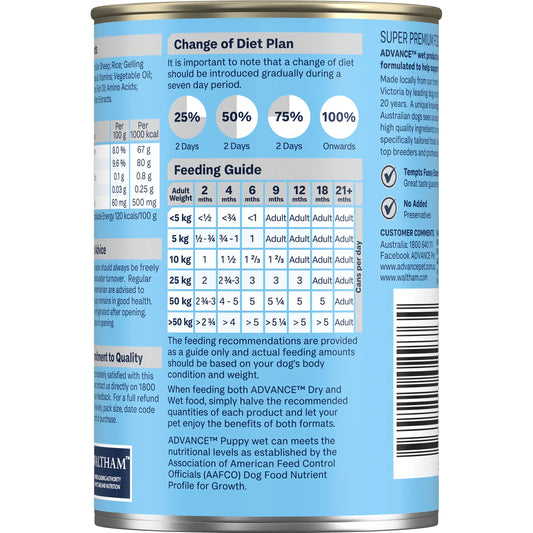 ADVANCE™ Puppy Growth Lamb and Rice Cans