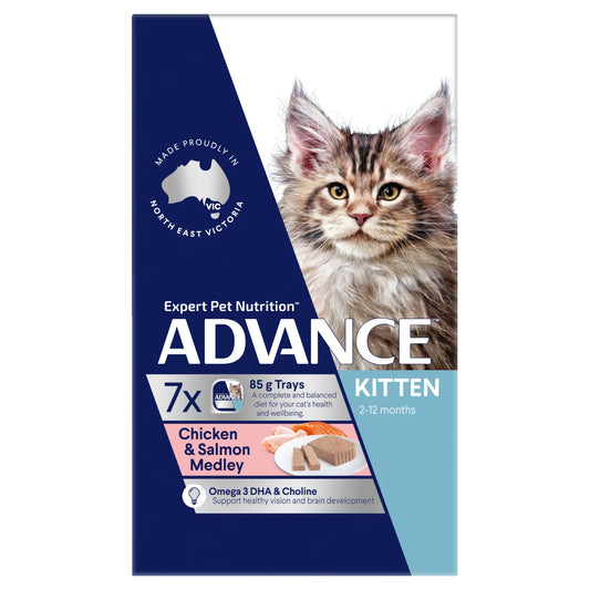 ADVANCE™ Kitten Chicken & Salmon Medley Trays