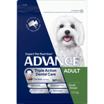 ADVANCE™ Dental Care Triple Action Adult Small Breed Chicken with Rice