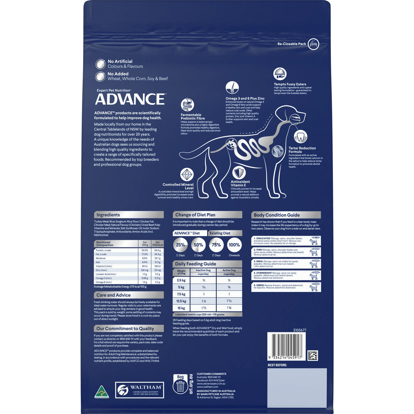 ADVANCE™ Adult Small Breed Turkey with Rice