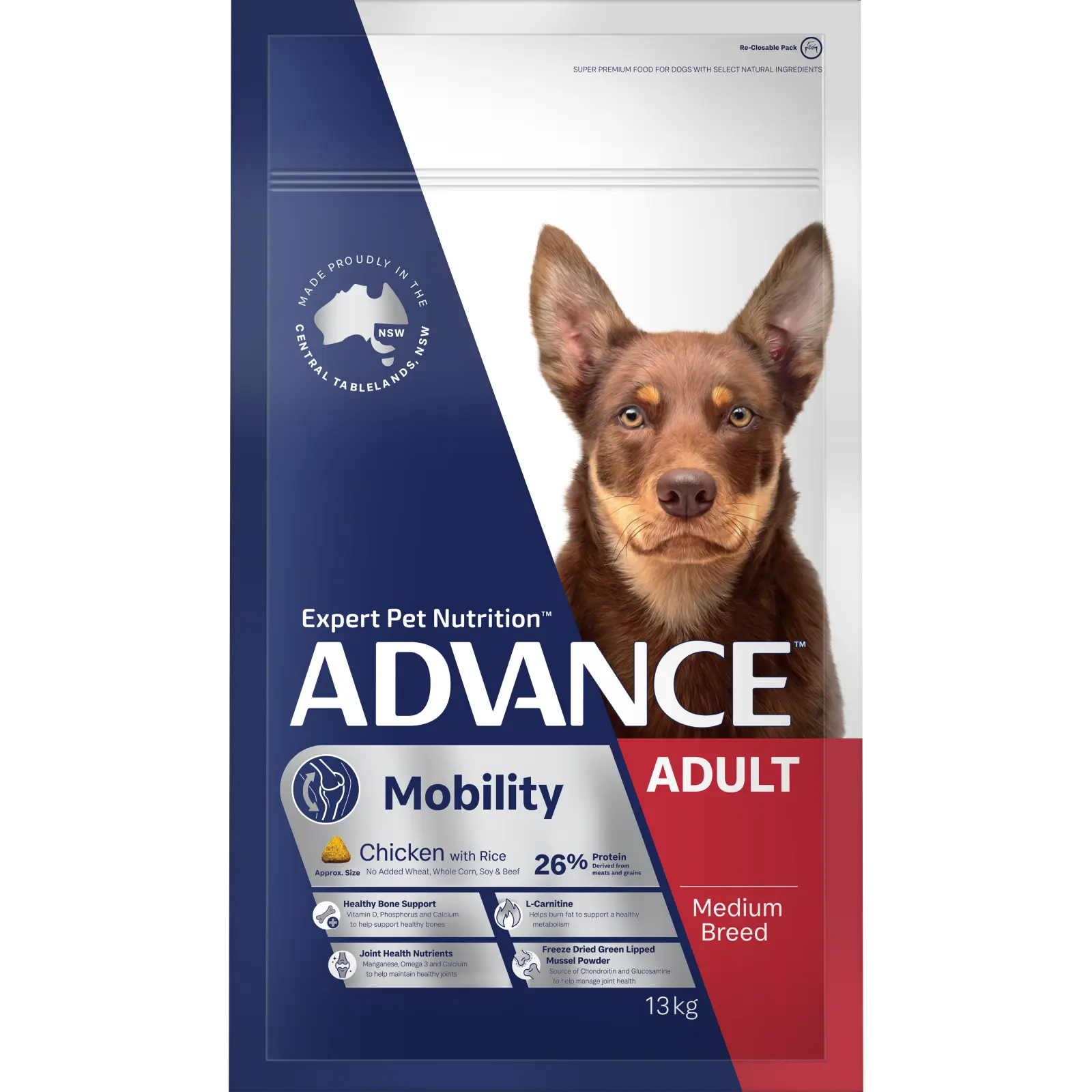 ADVANCE™ Mobility Adult Medium Breed Chicken with Rice