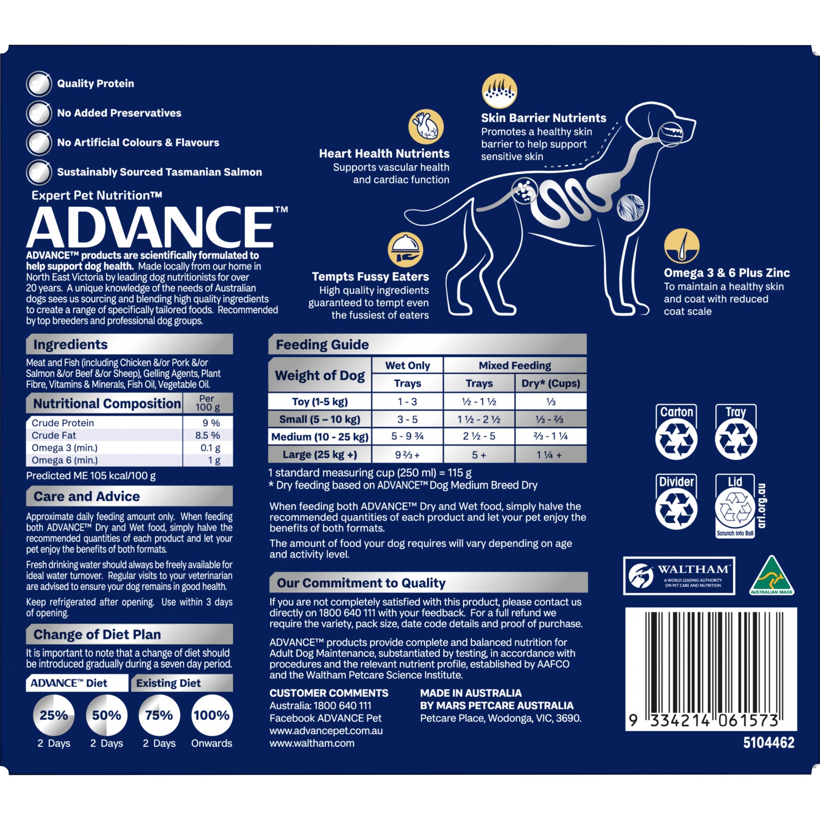 ADVANCE™ Oodles Adult with Salmon Trays