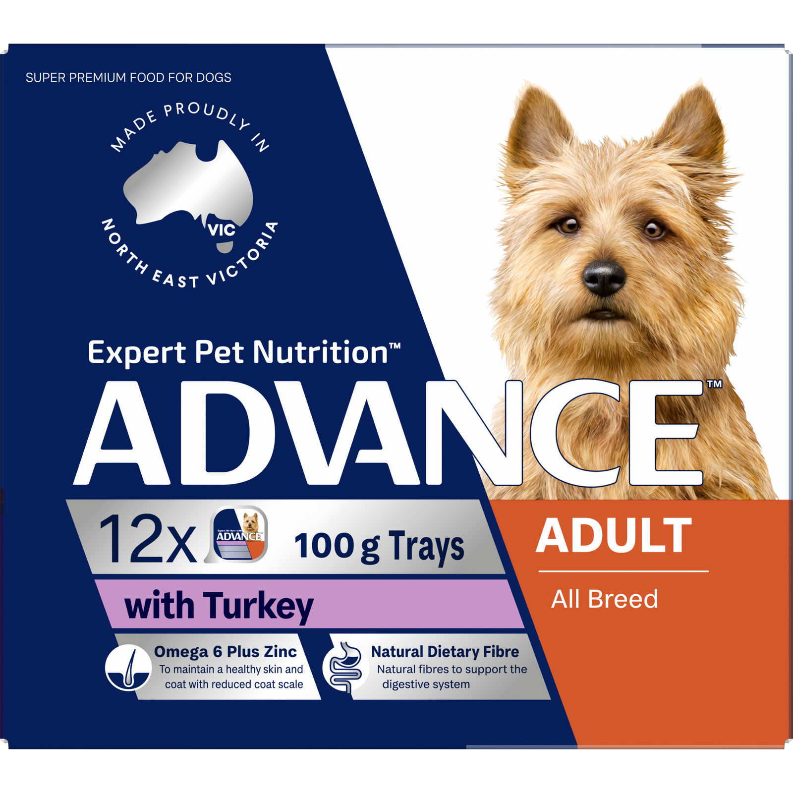 ADVANCE™ Adult All Breed Turkey Trays