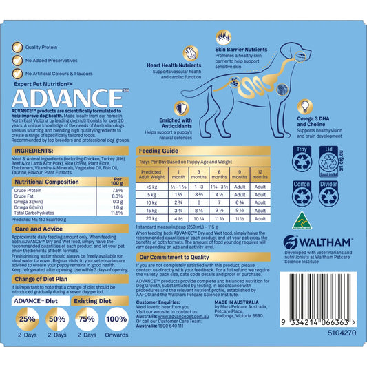 ADVANCE™ Puppy Oodles Wet Dog Food with Turkey and Rice