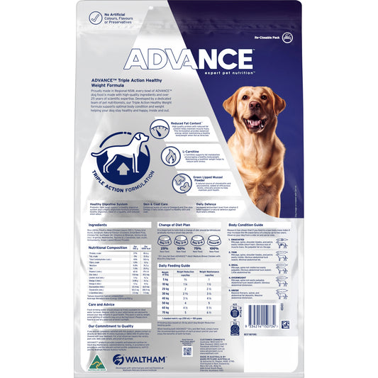ADVANCE™ Adult Healthy Weight Dry Dog Food Chicken & Rice