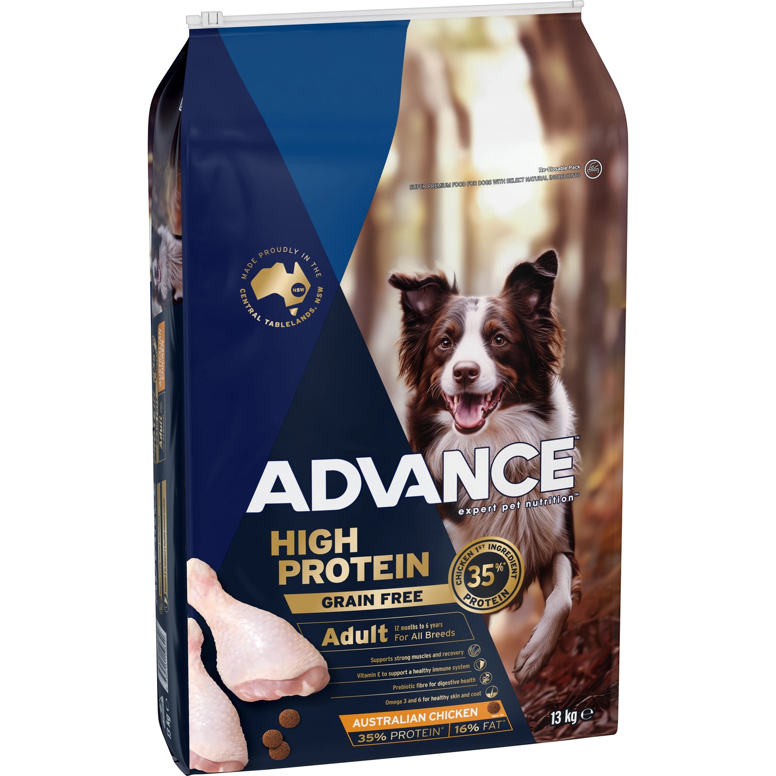 ADVANCE Adult High-Protein Grain-Free Dry Dog Food Chicken