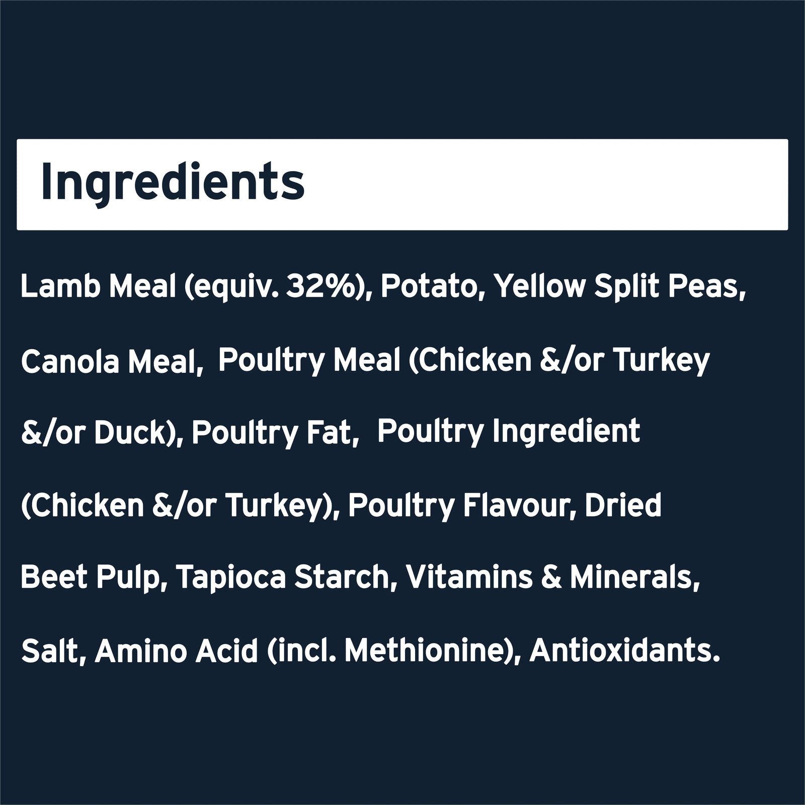 ADVANCE™ Adult High-Protein Grain-Free Dry Dog Food Lamb