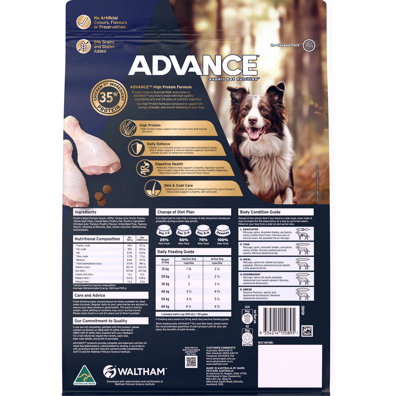ADVANCE™ Adult High-Protein Grain-Free Dry Dog Food Chicken