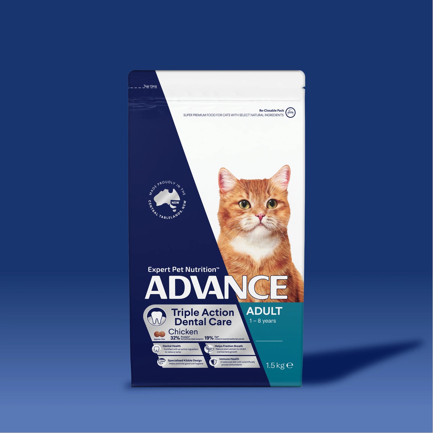 ADVANCE Triple Action Dental Care Adult Chicken