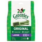 GREENIES Original Dental Large Dental Dog Treats 8 pack