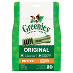 GREENIES Original Dental Petite Dental Dog Treats 20 pack