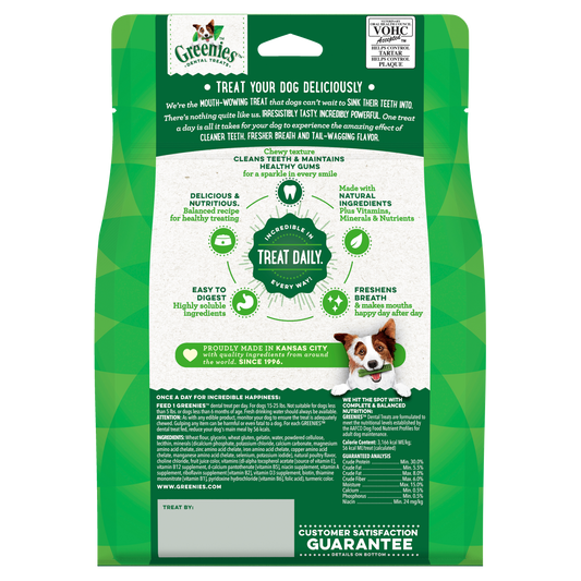 GREENIES Original Dental Petite Dental Dog Treats 20 pack