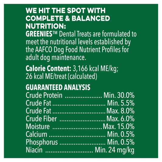 GREENIES Original Dental Teenie Dental Dog Treats 43 pack