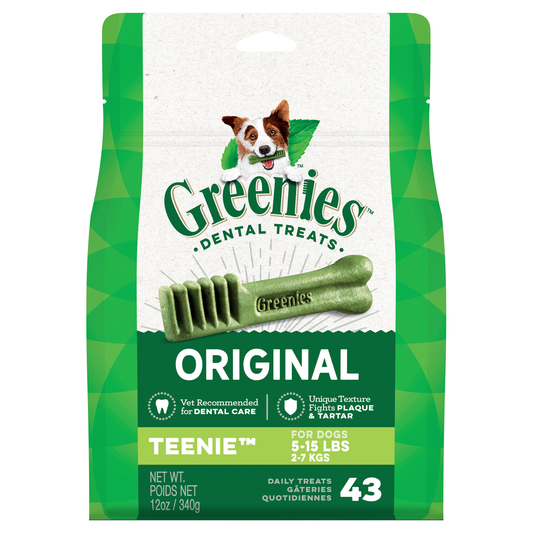 GREENIES Original Dental Teenie Dental Dog Treats 43 pack