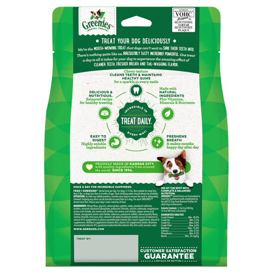 GREENIES Original Dental Teenie Dental Dog Treats 43 pack