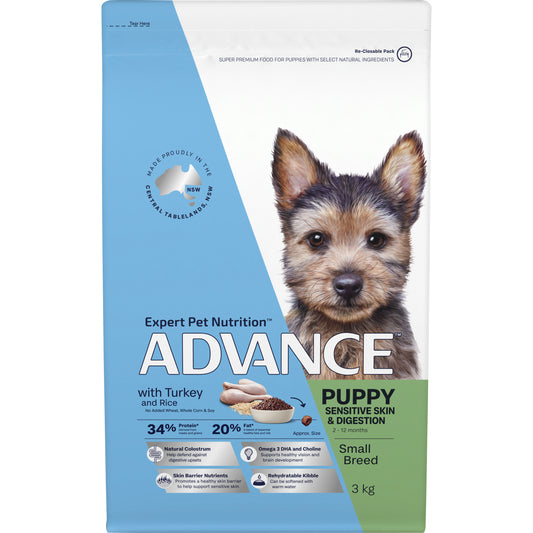 ADVANCE™ Sensitive Skin & Digestion Small Puppy Turkey and Rice