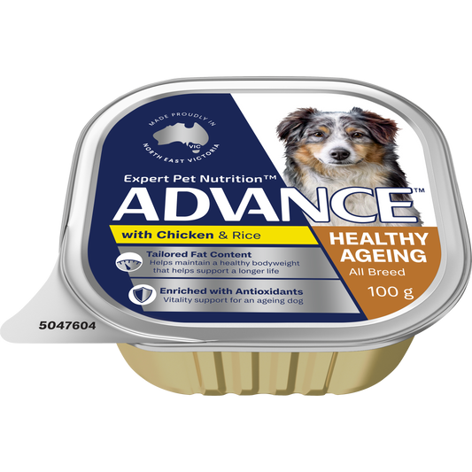 ADVANCE™ Healthy Ageing Adult All Breed Chicken with Rice Trays