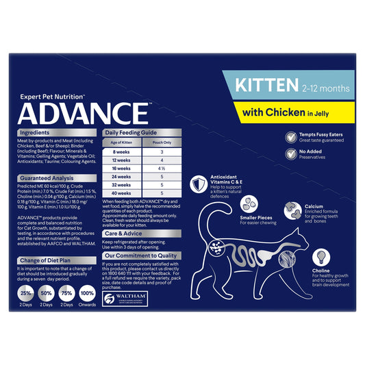 ADVANCE™ Kitten Chicken in Jelly Pouches