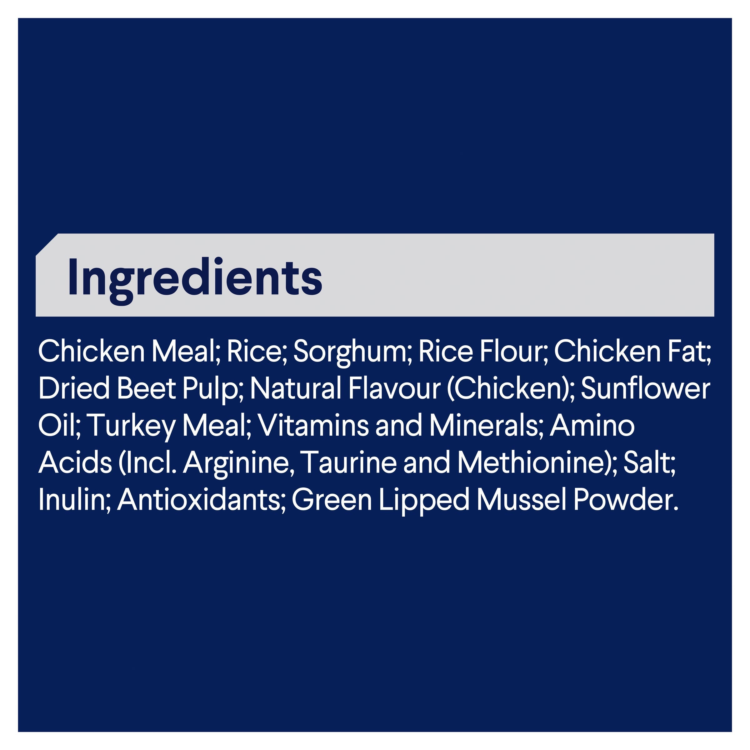 Blue buffalo 2024 ingredient list