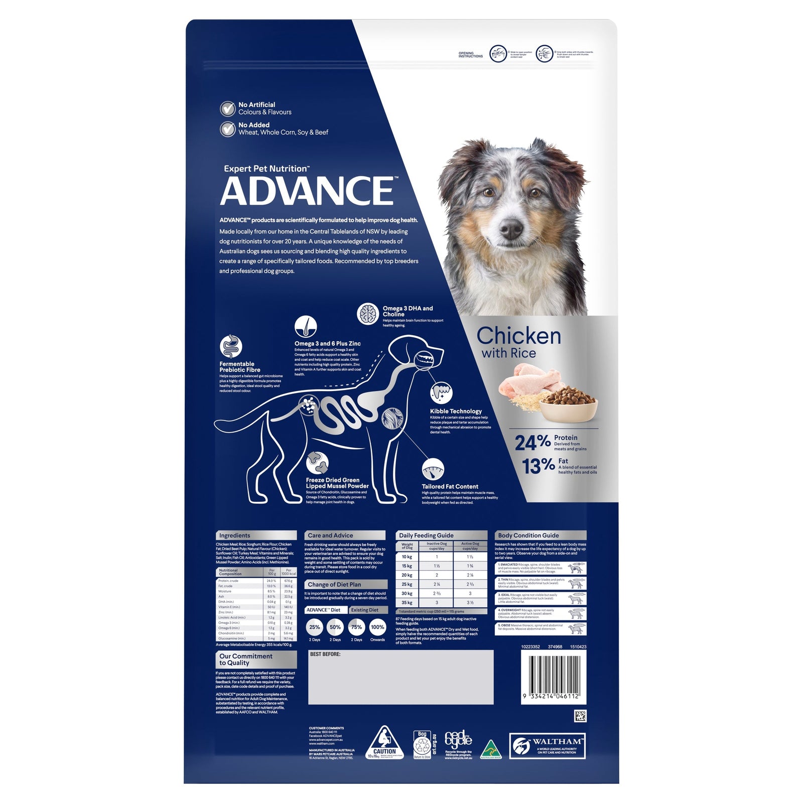 ADVANCE™ Healthy Ageing Medium Breed Chicken with Rice
